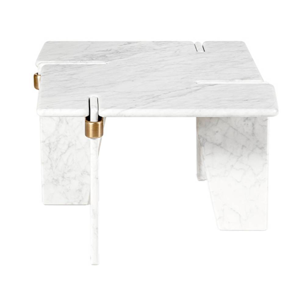 Overlap Coffee Table: Marble Top by Hessentia | Haute Living