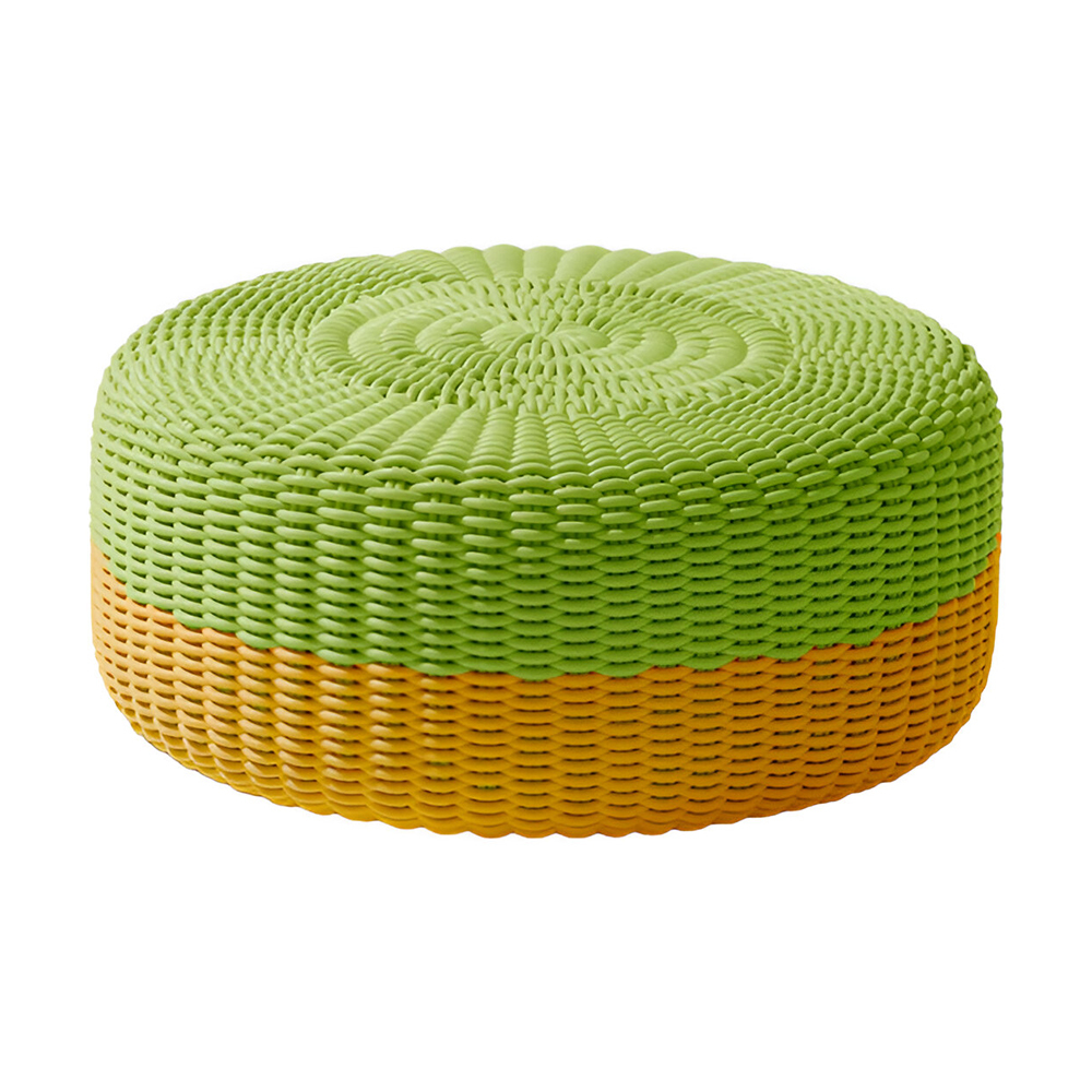 Kinzler K-11002/05 - Pouf Amara, 90 cm, Colore: Senape
